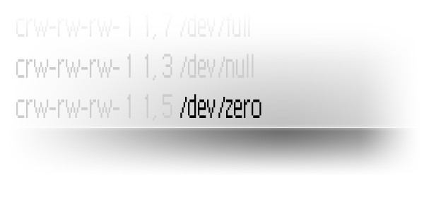 /dev/zero